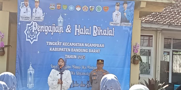 Kecamatan Ngamprah Adakan Halal Bihalal 1446 H, Sekaligus Pengajian Rutin Di Aula BerAHLAK