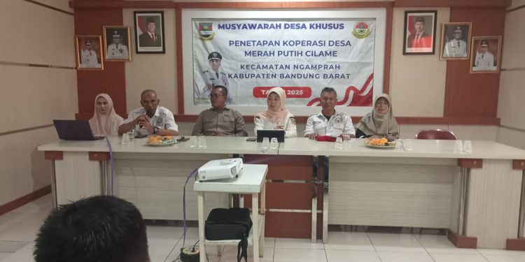 Desa Cilame Menjadi Desa Terakhir Pembentukan Koperasi Merah Putih Di Kecamatan Ngamprah,Ini Kata Camat Ngamprah