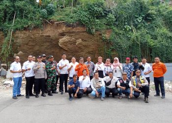 BPBD KBB Adakan Rakor Lintas Sektoral Terkait Penanganan Bencana Longsor Di Perumahan Awani