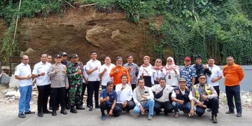 BPBD KBB Adakan Rakor Lintas Sektoral Terkait Penanganan Bencana Longsor Di Perumahan Awani
