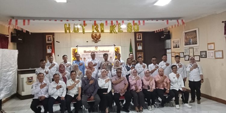 Inspektorat Kabupaten Bandung Barat Melaksanakan Monitoring Dan Evaluasi APBDes Tahun Anggaran 2025 Se-Kecamatan Ngamprah