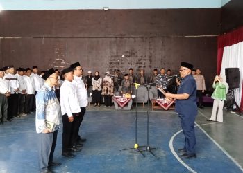 Sebanyak 25 RW Dan 163 RT Dilantik Oleh Kepala Desa Tanimulya Omin Effendi S.Sos